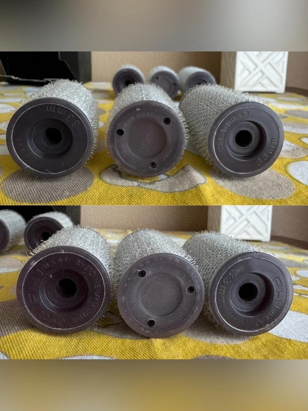 FHI Runway Heat IQ Small Volumizing Rapid Hot Rollers set of 6-Please read